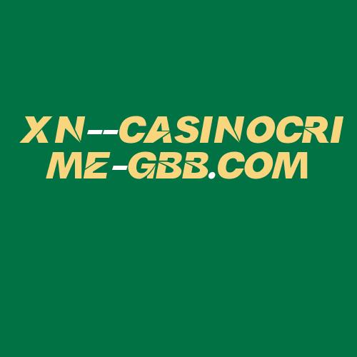 Logo da XN--CASINOCRIME-GBB